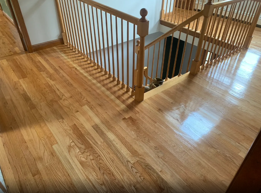 Hardwood flooring restoration
